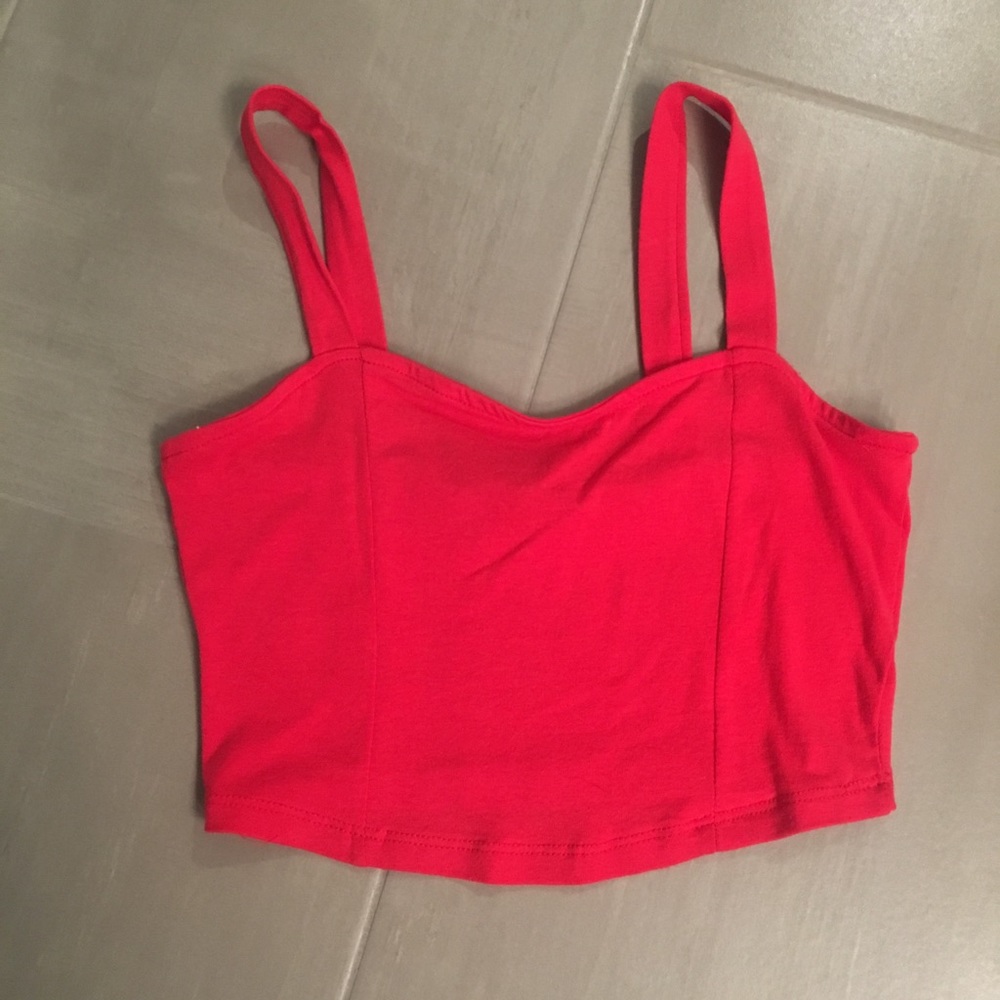Red Crop Top
